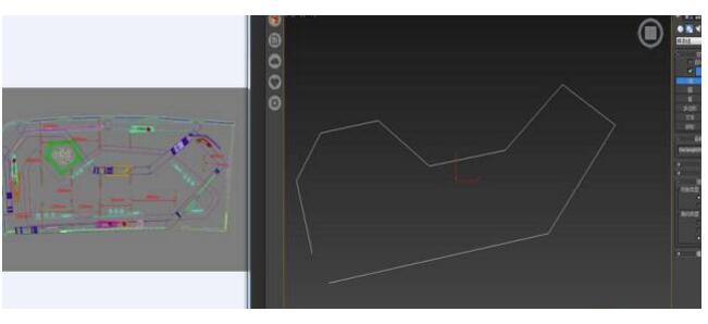 参考平面图,用线命令画出顶部大框架