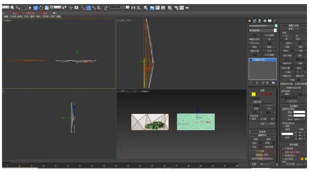 在三视图窗口把点调到合适的位置