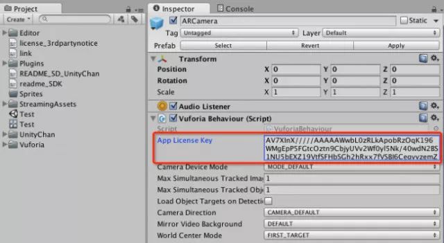 用Unity制作AR应用