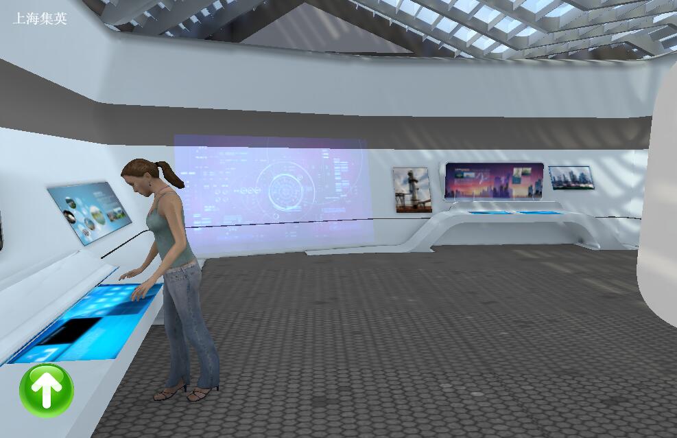 虚拟展厅场景