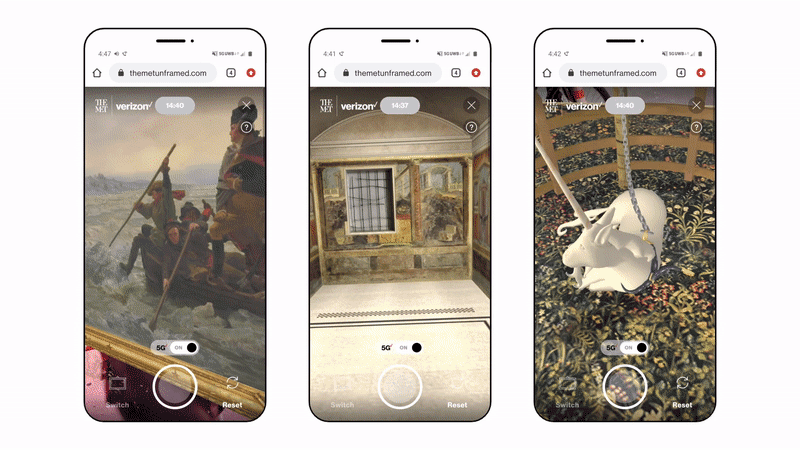 AR技术体验虚拟画廊