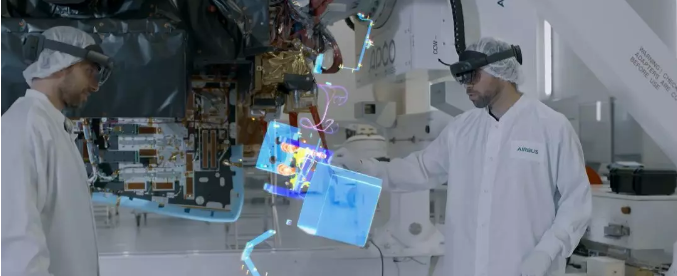 Hololens 2 助力空客设计师加速测试过程，将设计过程的总耗时减少了80％
